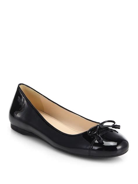 prada patent bow flats|Women's Prada Designer Flats .